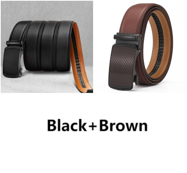 🎁LAST DAY PROMOTION - 50%OFF🎁 Leather Ratchet Belt With Adjustable Buckle