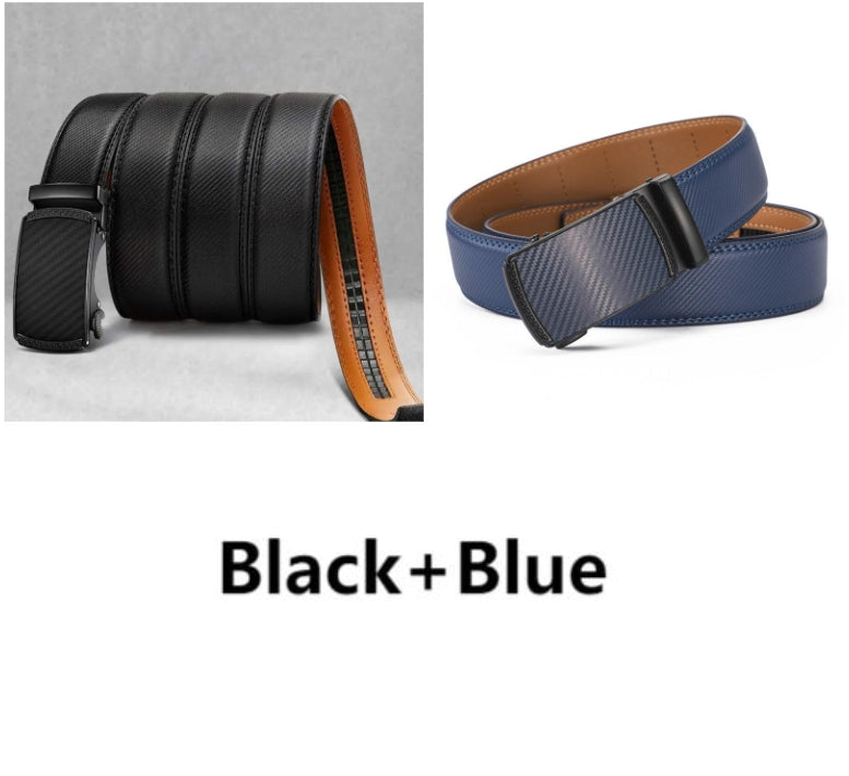 🎁LAST DAY PROMOTION - 50%OFF🎁 Leather Ratchet Belt With Adjustable Buckle