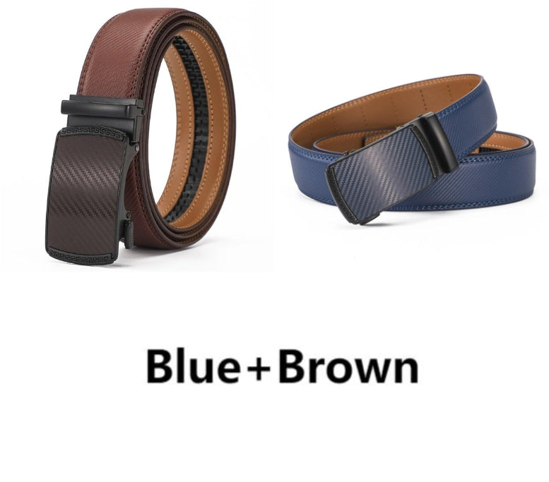 🎁LAST DAY PROMOTION - 50%OFF🎁 Leather Ratchet Belt With Adjustable Buckle