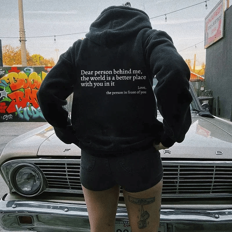 💝'Dear Person Behind Me' Sweatshirt