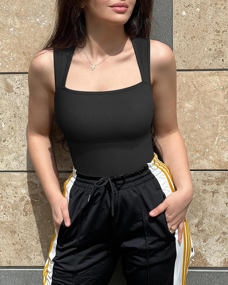 💗2025 Summer Hot Sale💗Sexy Tummy Control Tank Tops Bodysuits