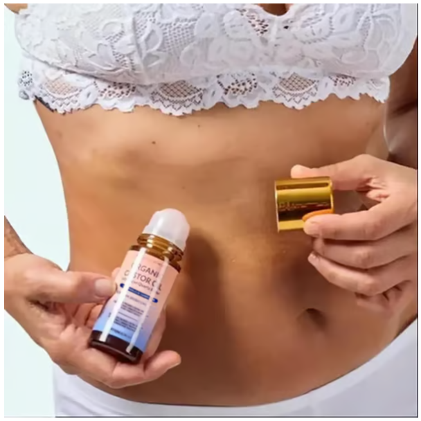 Organic Golden Castor Oil Roll-On with Rose Quartz