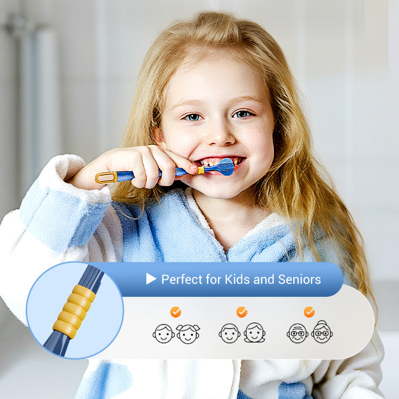 🔥 LAST DAY PROMOTION - 50%OFF 🔥 Three-head multi-angle cleaning toothbrush to ensure your oral safety