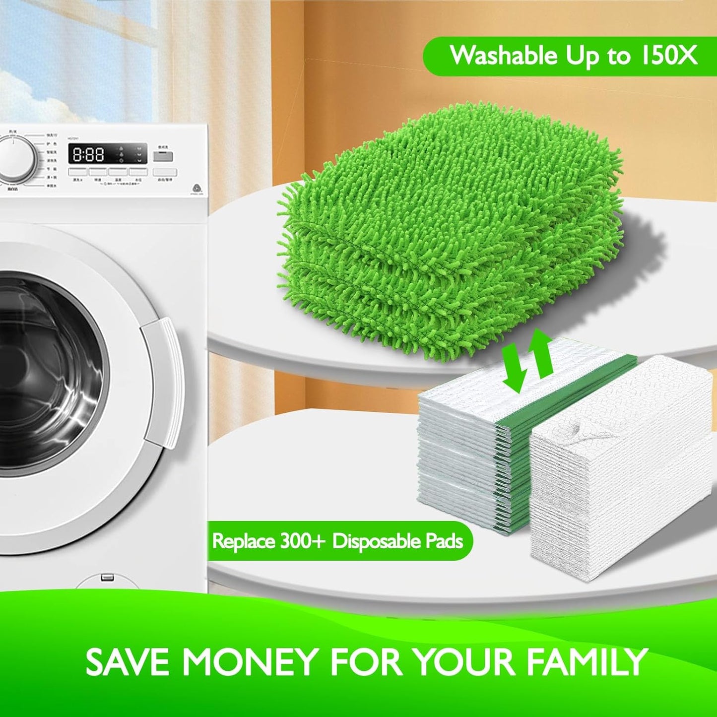 💥2025 New Hot Sale 50% OFF💥Chenille Reusable Mop Refill Pads for Home Use