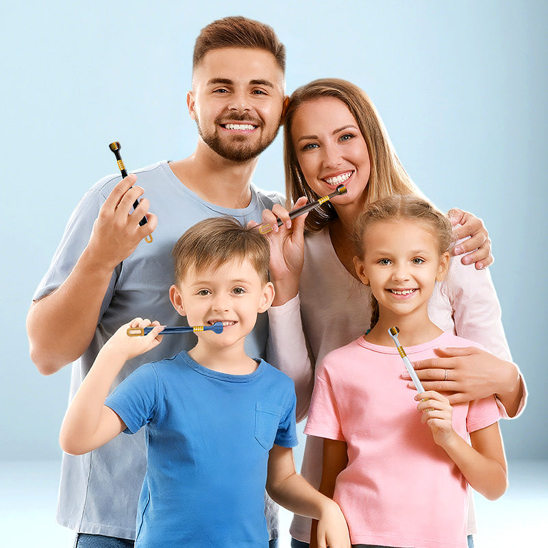 🔥 LAST DAY PROMOTION - 50%OFF 🔥 Three-head multi-angle cleaning toothbrush to ensure your oral safety