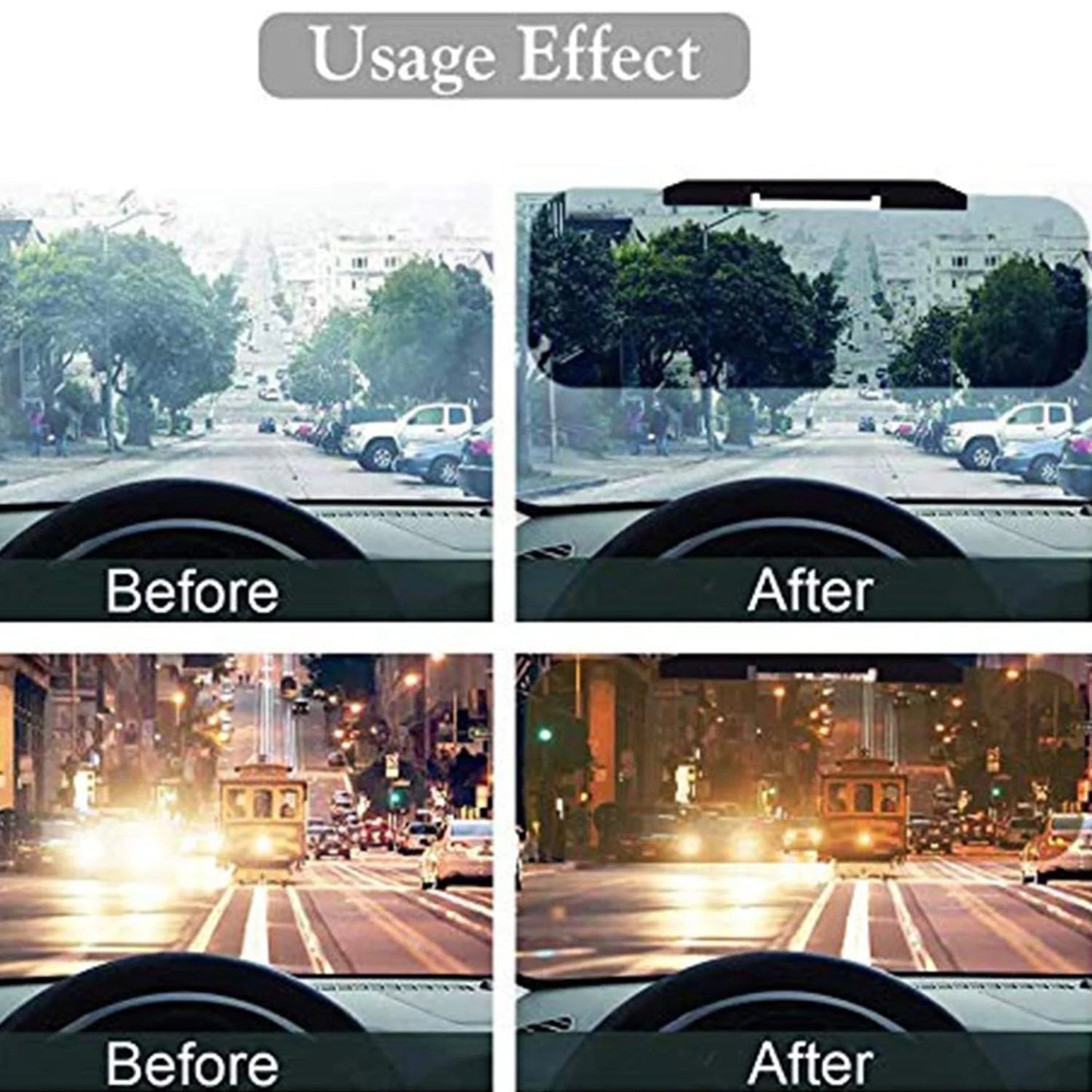 🎁Plaque de protection oculaire antireflet pour automobile