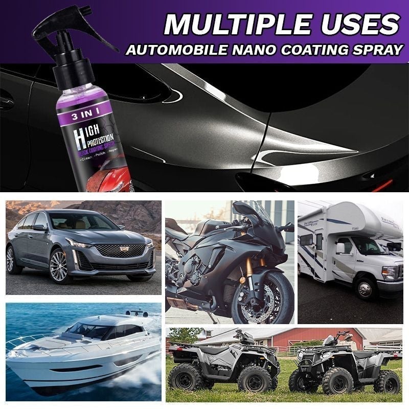 🔥Dernier jour -50 %🔥Spray de revêtement rapide haute protection 3 en 1 pour voiture