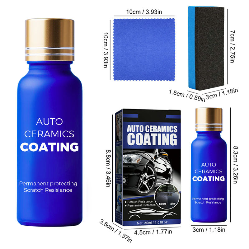 🔥 Car Ceramic Coating Spray|Scratch - Proof, Stains Begone in 1 Spray🚀