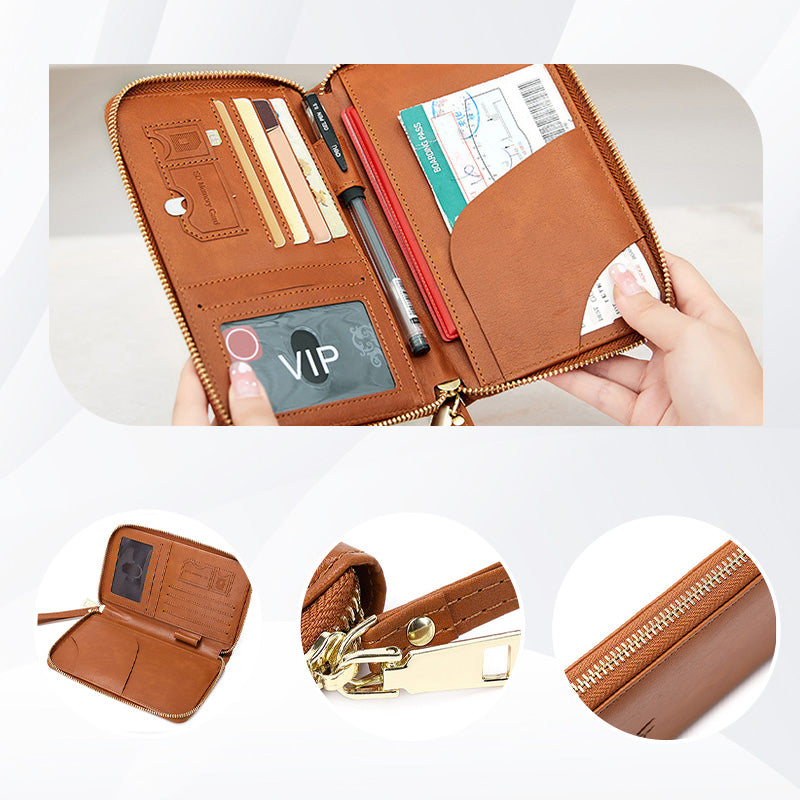 🧳2025 Tourism Must✈️Multifunctional RFID Passport Wallet