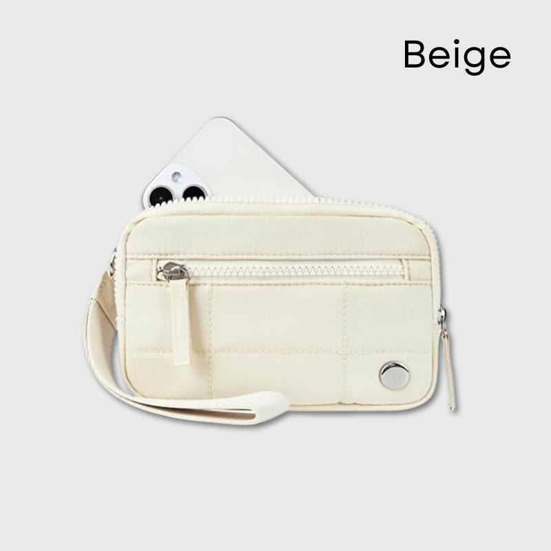 🔥Last Day 50% OFF | Puffer Wristlet Wallet Fits Phone💜