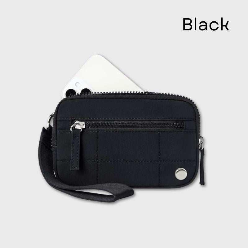 🔥Last Day 50% OFF | Puffer Wristlet Wallet Fits Phone💜