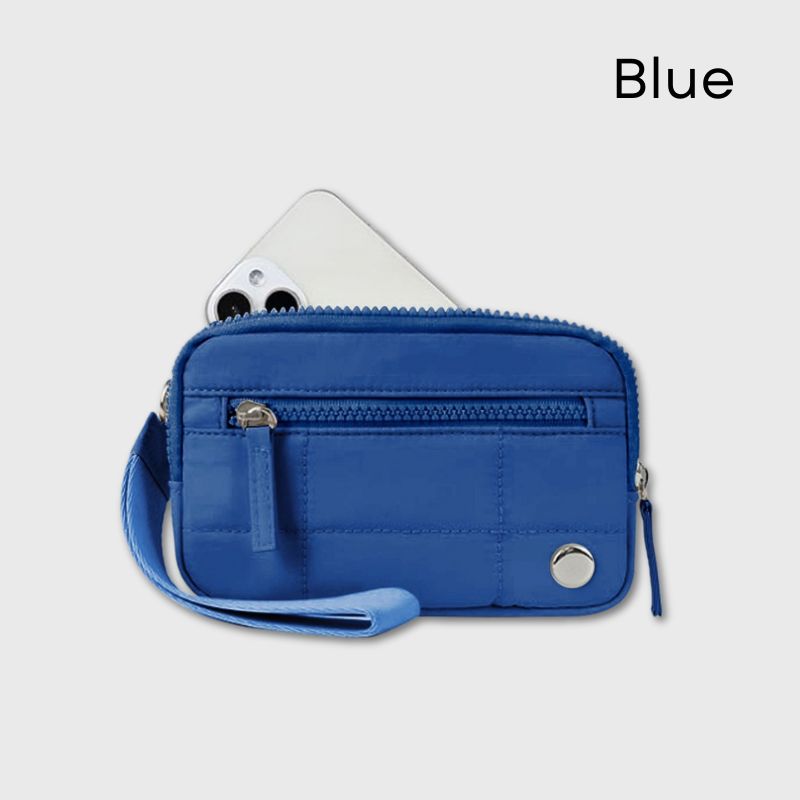 🔥Last Day 50% OFF | Puffer Wristlet Wallet Fits Phone💜