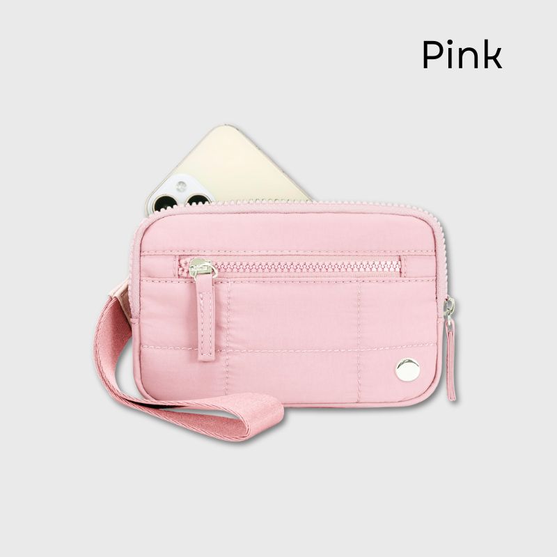 🔥Last Day 50% OFF | Puffer Wristlet Wallet Fits Phone💜
