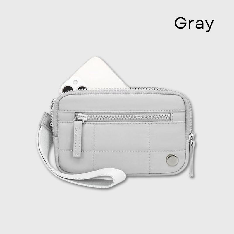 🔥Last Day 50% OFF | Puffer Wristlet Wallet Fits Phone💜