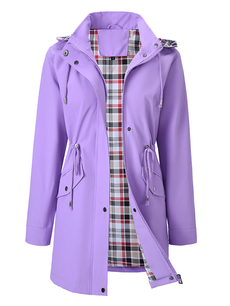 ❤️🔥New Arrival-50% Off🥰Solid Color Casual Jackets, Waterproof and Windproof Coats, Hooded Windbreakers