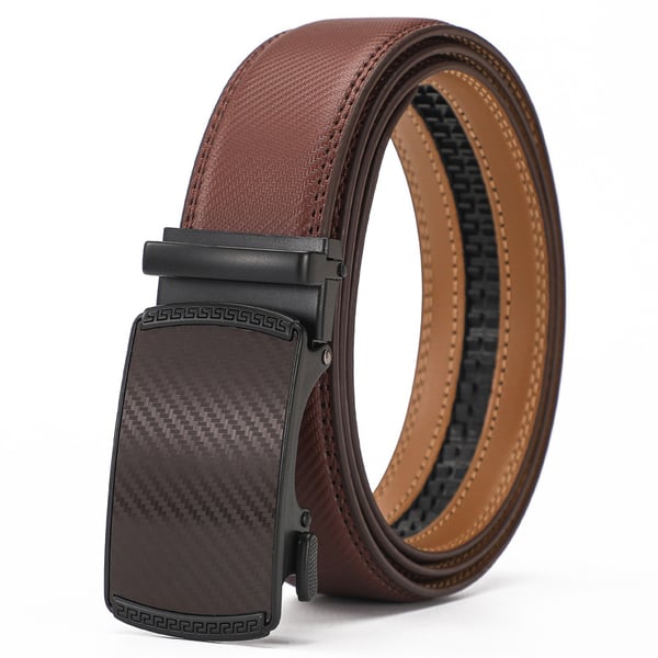🎁LAST DAY PROMOTION - 50%OFF🎁 Leather Ratchet Belt With Adjustable Buckle