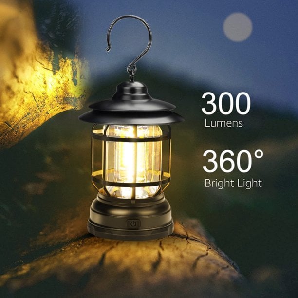 Draagbare retro campinglamp