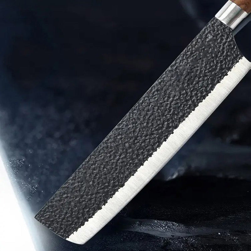 🎁Professional Stainless Steel Kitchen Knife Set(chef's knife, meat knife, utility knife,fruit knife,kitchen scissors, peeler.)