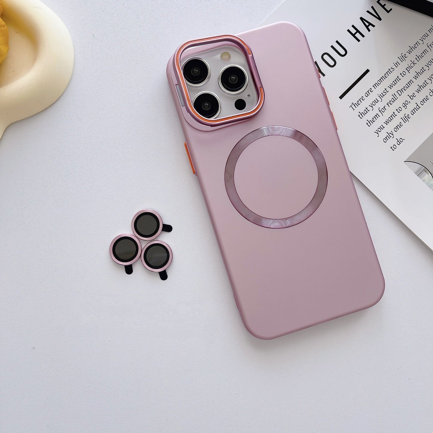 Draadloze oplaadhoes voor telefoon met lensfolie