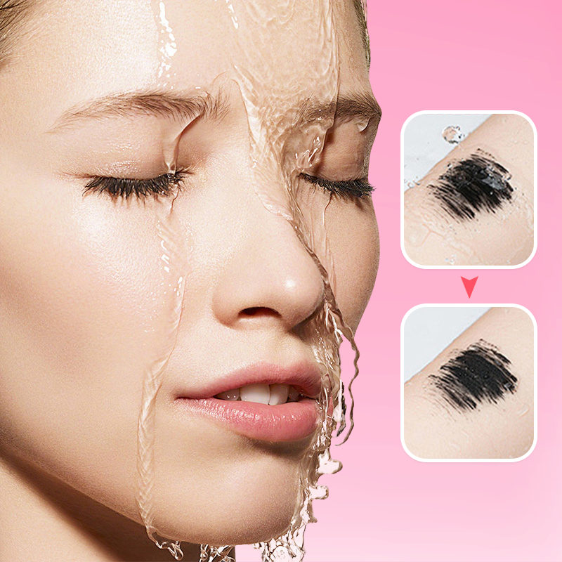 Smudge-Proof Waterproof Mascara for Lengthening, Volumizing & Curling
