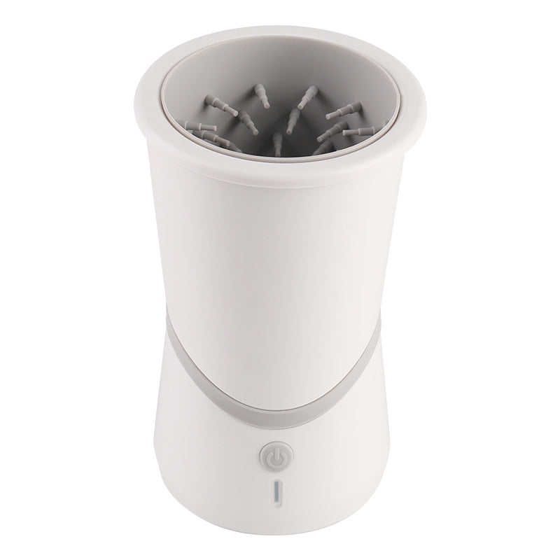 🐾 Intelligent rotating pet paw scrubber 🌿