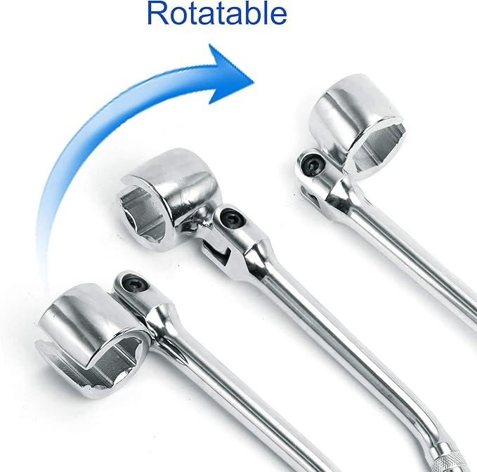 Flexible Head Oxygen Sensor Wrench Tool