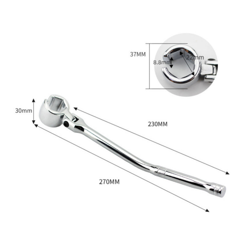 Flexible Head Oxygen Sensor Wrench Tool