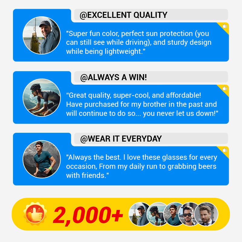 Men's Trendy Lightweight Sunglasses