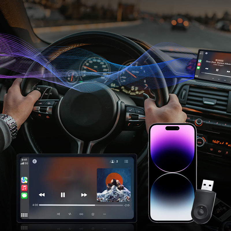 🔥Offre à durée limitée - 50 % de réduction 🔥Adaptateur sans fil CarPlay Android Auto Ottocast Mini 2025