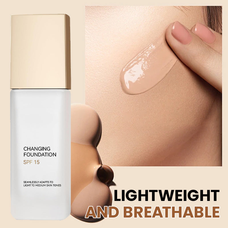 💜DERNIER JOUR - 1 ACHETÉ, 1 OFFERT💜Fond de teint hydratant, léger et durable, changeant de couleur