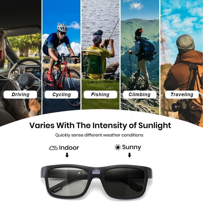 💥💥🏆Hot new models😎😎😎Classic Smart Photochromic Polarized Sunglasses