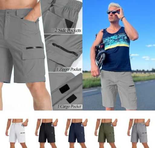 ✨Zeitlich begrenztes Angebot: 50 % RABATT🔥Freizeit-Cargo-Shorts für Herren im Freien👍🏼