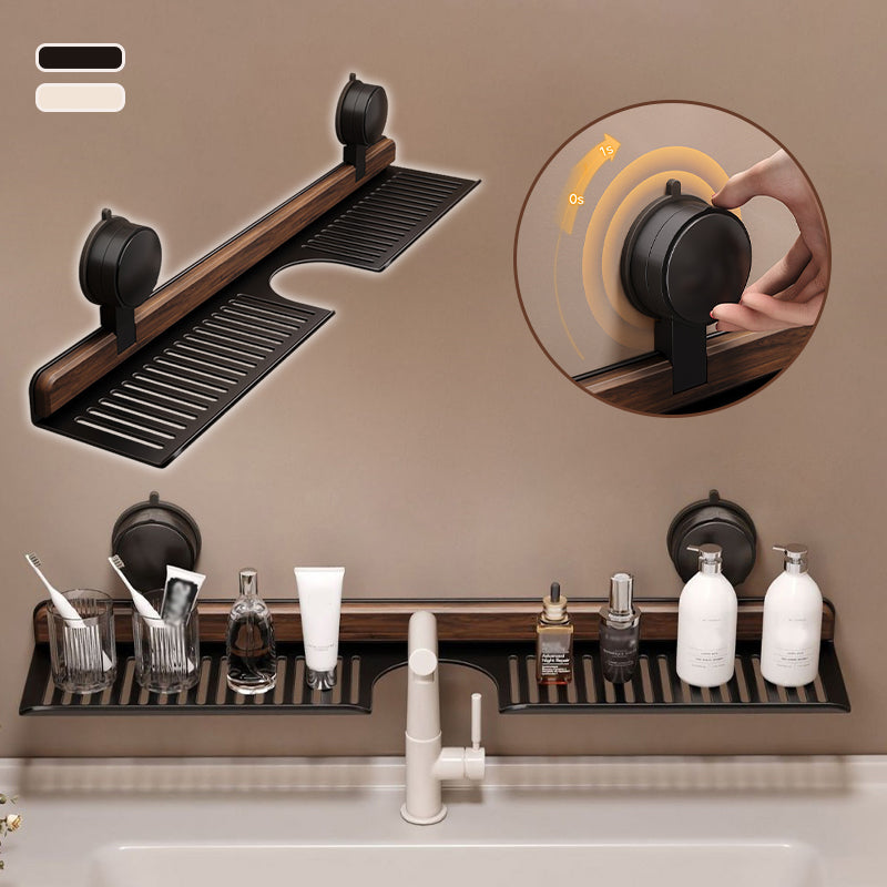 š„Hot sellingš„ Walnut Bathroom, Kitchen Suction Cup Shelf