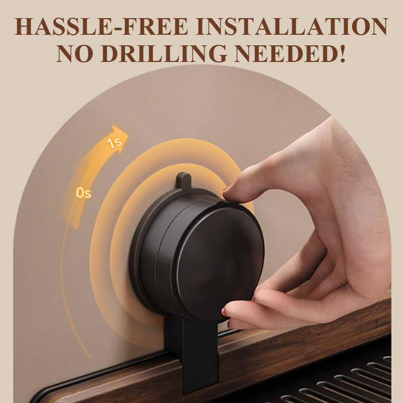 š„Hot sellingš„ Walnut Bathroom, Kitchen Suction Cup Shelf