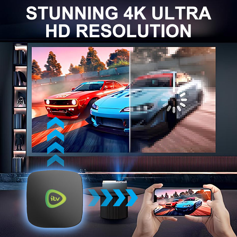 Votre téléviseur n'est plus ennuyeux🔥🔥🔥 Décodeur 4K Ultra HD