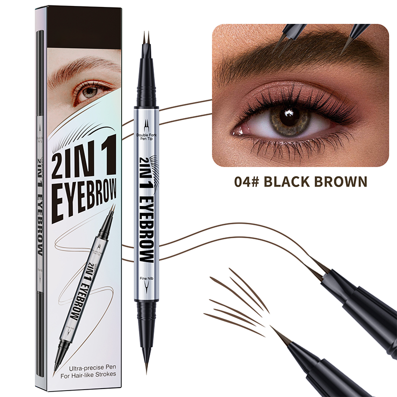2-in-1 Waterproof Eyebrow Pen