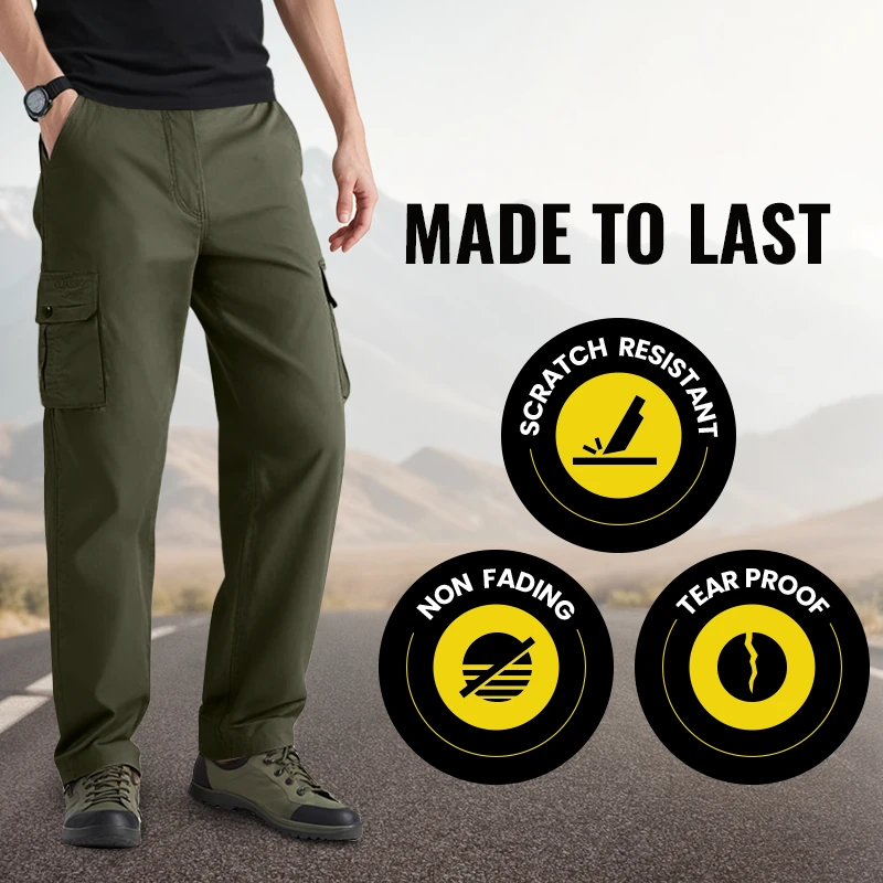 🎁Hot Sales - 50% OFF👖Men’s Multi-Pocket Cargo Pants