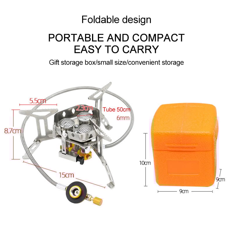 ⏳Time-limited Special⏰Camping Outdoor Windproof Gas Burner🔥