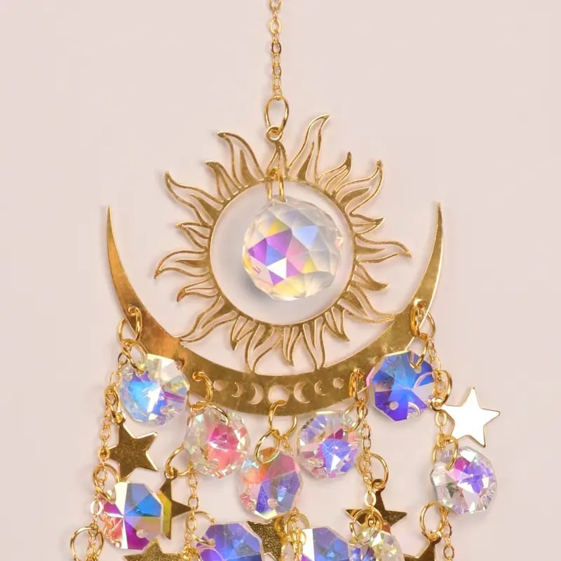🔥Big Sale-50% Off🌈Crystal Sun Catcher, lndoor Outdoor Decor for Window Bedroom Courtyard Garden☪️