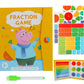 🔥Schneller Verkauf – 50 % RABATT🏅Montessori-Magnetbuch mit Bruchrechnen-Puzzle 