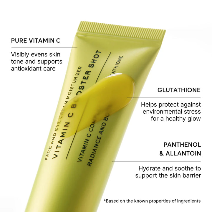 💗LAST DAY - BUY 2 GET 1 FREE Vitamin C Booster Shot, Pure Vitamin C + Glutathione for Bright, Healthy Skin Glow, 1.01 fl oz