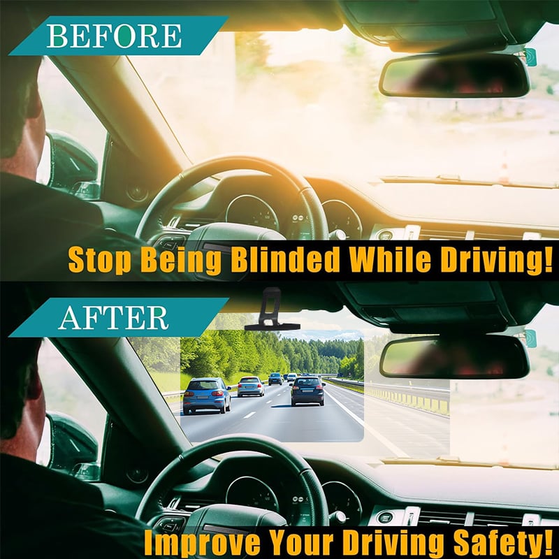 🚗☀️Summer Special Offer 50% OFF🔥Anti-Glare Driving Visor for Sun Glare &amp; Snow Blindness