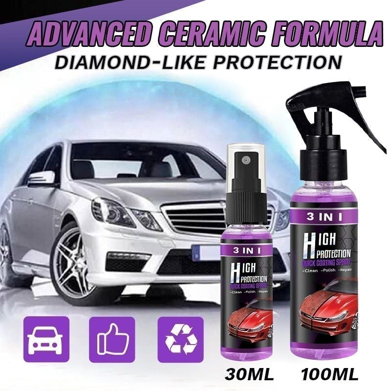🔥Last Day 50% OFF🔥3 in 1 High Protection Quick Car Coating Spray