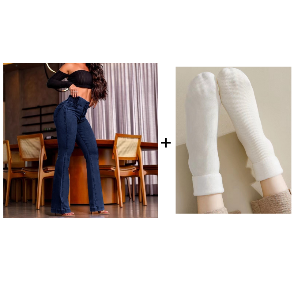 🎁2026 New Arrivals 50% OFF👖Stretch Flare Jeans With A High Waist