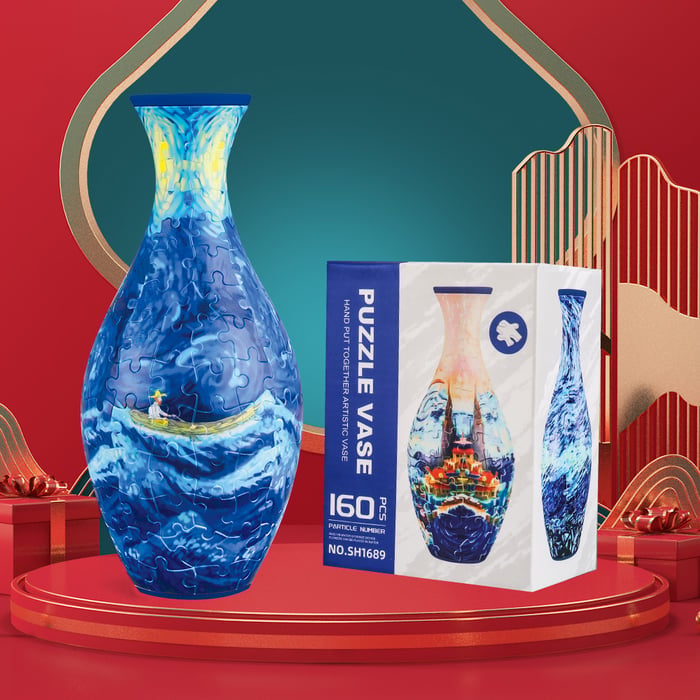 🎅🎄 The perfect Christmas gift! 🧩3D Art Puzzle Vase