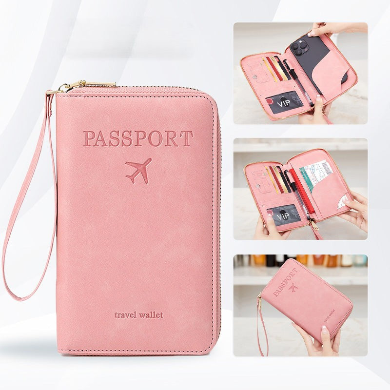 🧳2025 Tourism Must✈️Multifunctional RFID Passport Wallet