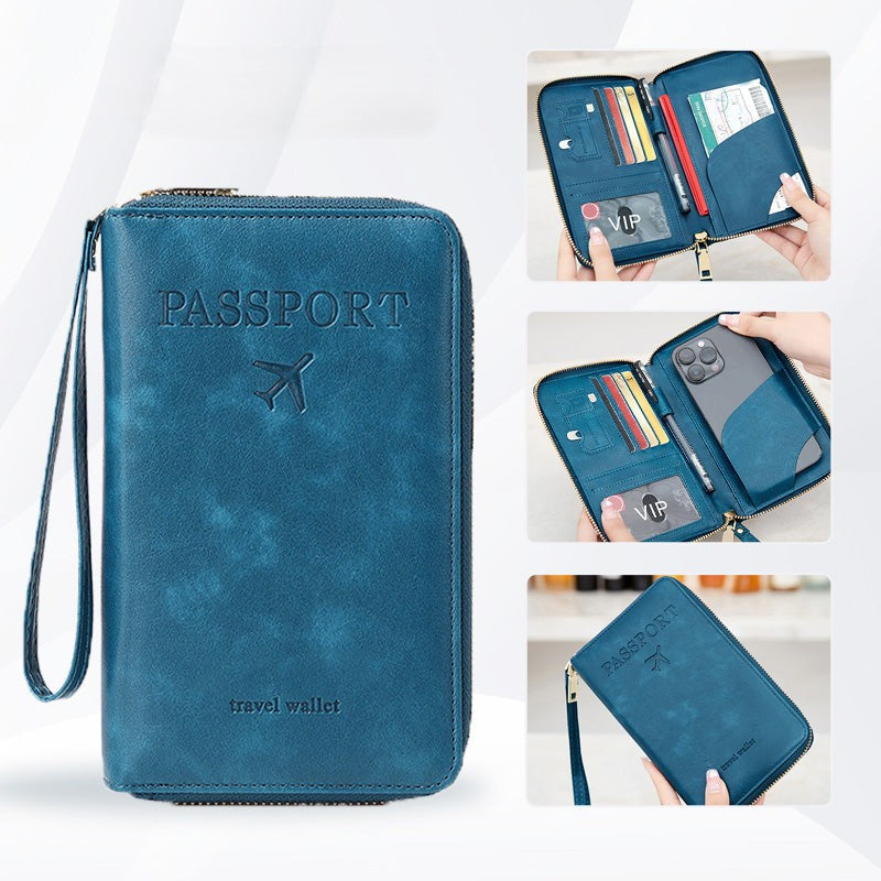 🧳2025 Tourism Must✈️Multifunctional RFID Passport Wallet