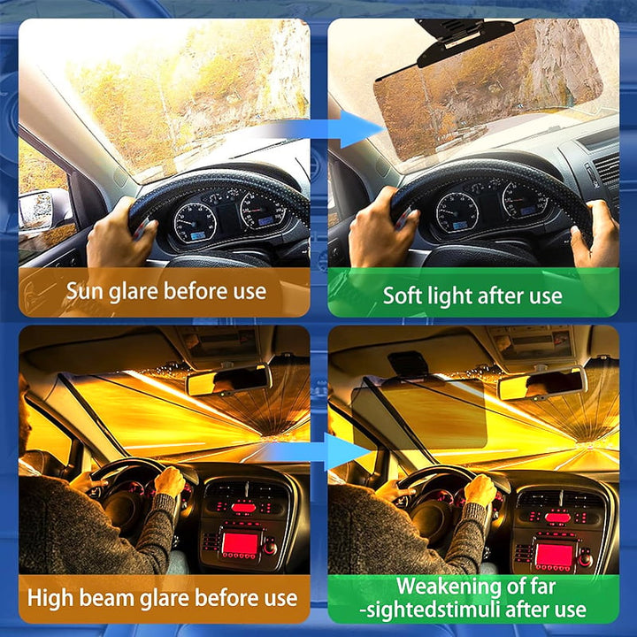 🚗☀️Summer Special Offer 50% OFF🔥Anti-Glare Driving Visor for Sun Glare &amp; Snow Blindness