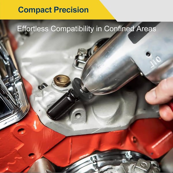 ✨Low Profile Impact Socket Adapter Set – Industrial Drive Ratchet &amp; Wrench Adapter Set for Tight Spaces, 4PC Hardware Kit: 3/4" to 1", 1/2" to 3/4", 1/2" to 3/8", 1/4" to 3/8"