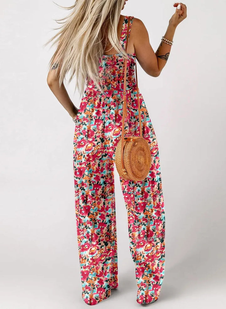 🎨Damkläder med tryck och ärmlös jumpsuits